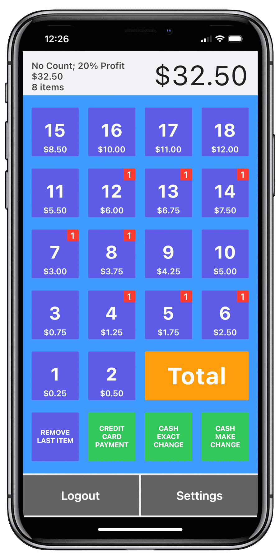 School Cash Register App Holiday Shop Lil' Shopper's Shoppe