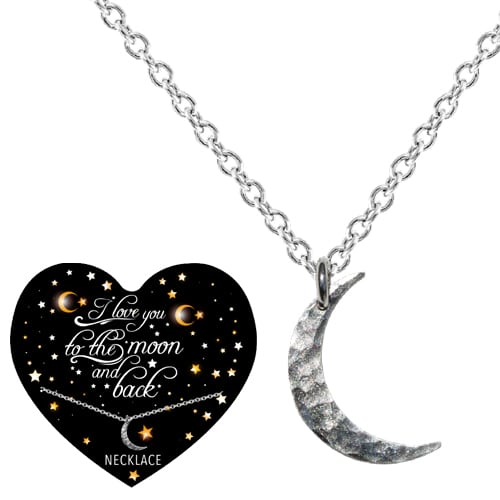 LOVE YOU TO THE MOON NECKLACE