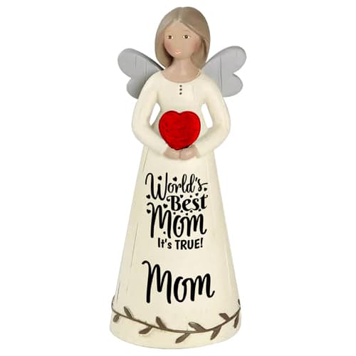 WORLD'S BEST MOM ANGEL FIGURINE