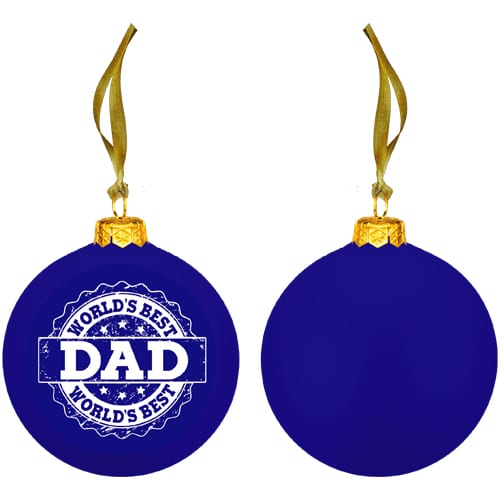 WORLD'S BEST DAD ORNAMENT