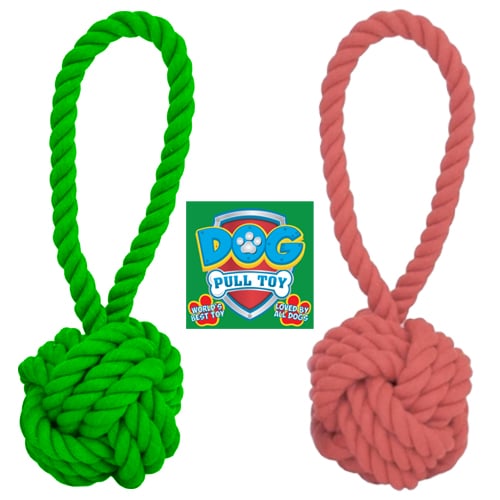 HOLIDAY DOG PULL TOY (2 ASST.)