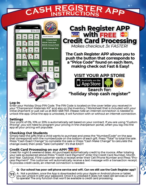 Lil Shopper's Shoppe Cash Register App flyer